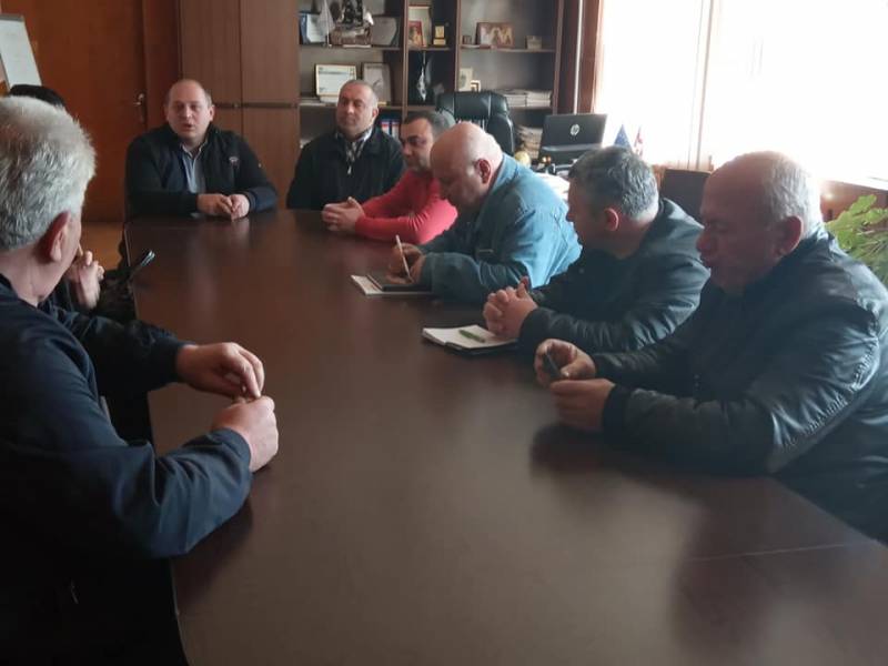 ცაგერის მუნიციპალიტეტის მერმა ავთანდილ უგრეხელიძემ ცაგერის მუნიციპალიტეტში სამუშაო...